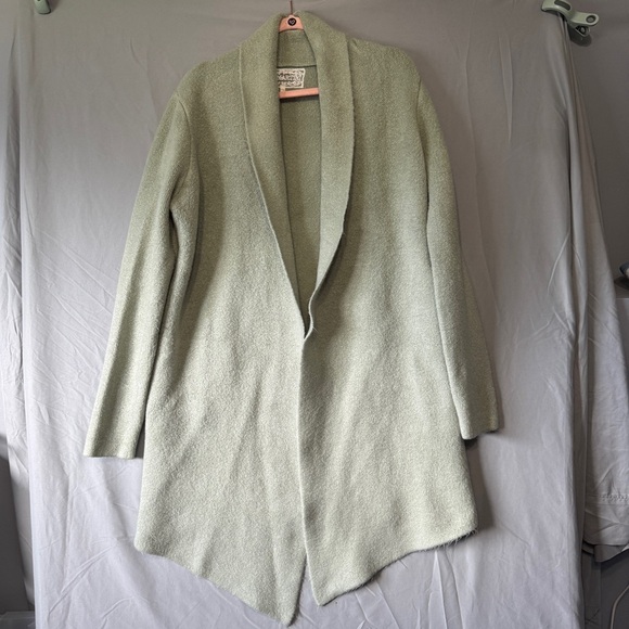 Pink Martini Sweaters - Pink Martini Womens Oversized Stockport Cardigan XXS Mint Lagenlook Wool Blend